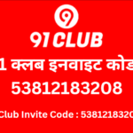 91 क्लब इनवाइट कोड - 53812183208